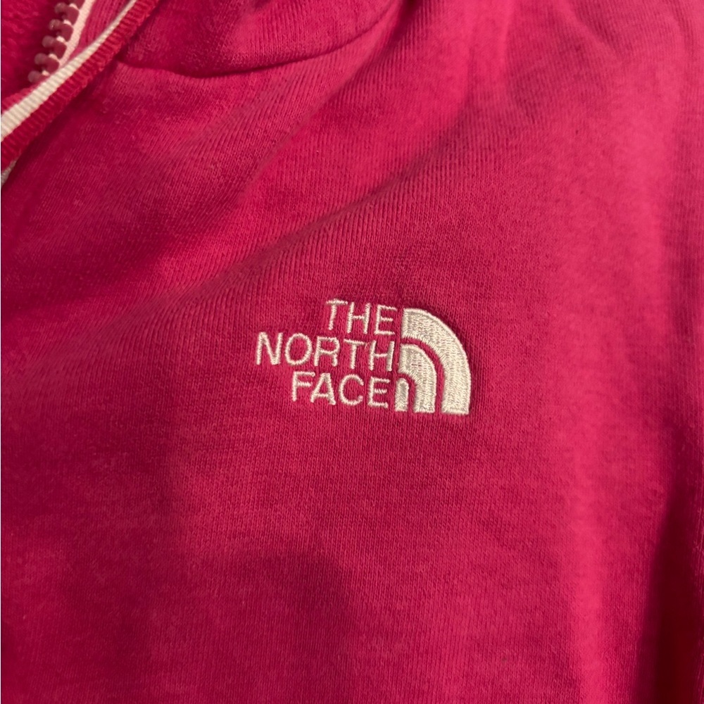 The North Face Womens Medium 1 Dark Pink Full Zip Hoody & 1 Bright Pink Fleece - Picture 2 of 13